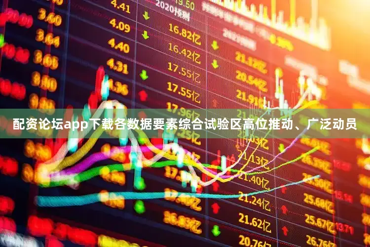 配资论坛app下载各数据要素综合试验区高位推动、广泛动员