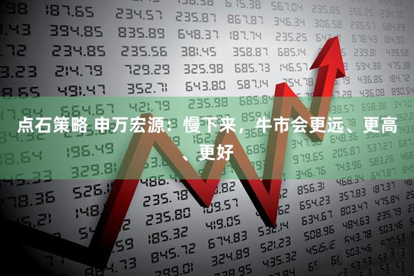 点石策略 申万宏源：慢下来，牛市会更远、更高、更好
